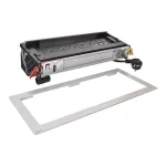 INCARA: FLIP UP - 3X2P+Z / USB A+C / 3XRJ45 / HDMI - 2,0 M-METAL