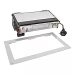 INCARA: FLIP UP - 2X2P+Z / USB A+C / RJ45 / HDMI - 2,0 M-METAL