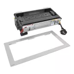 INCARA: FLIP UP - 3X2P+Z / USB A+C - 2,0 M-METAL