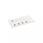 INCARA: MULTILINK - 3X2P+Z / USB A+C / 4XRJ45 - 2,0 M-BIAŁY