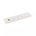 INCARA: MULTILINK - 3X2P+Z / USB A+C - 2,0 M-BIAŁY