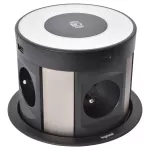 INCARA: TOWER 120 - 4X2P+Z / 2XUSB A / 2XUSB C / ŁADOWARKA INDUKCYJNA - 2,0 M