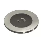 INCARA: DISQ 60 - USB A+C Z POKRYWĄ - 2,0 M-CZARNY