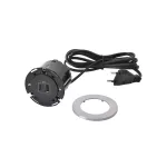 INCARA: DISQ 60 - USB A+C - 2,0 M-METAL/CZARNY