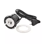 INCARA: DISQ 60 - USB A+C - 2,0 M-BIAŁY