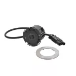 INCARA: DISQ 60 - USB A+C - 0,5 M WIELAND-METAL/CZARNY