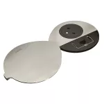 INCARA: DISQ 80 - 2P+Z / USB A+C / RJ45 Z POKRYWĄ - 2,0 M-CZARNY