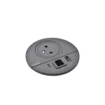 INCARA: DISQ 80 - 2P+Z / USB A+C / WYJŚCIE KABLOWE - 2,0 M-CZARNY
