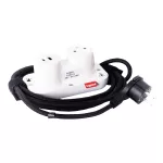 INCARA: ELECTR'ON - PODSTAWA 1X2P+Z / USB A+C - 2,5 M-BIAŁY