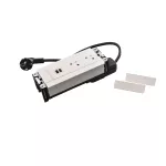 INCARA: MULTILINK - 2X2P+Z / USB A+C - 2,0 M-BIAŁY