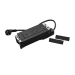 INCARA: MULTILINK - 2X2P+Z / USB A+C - 2,0 M-CZARNY