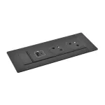 INCARA: MULTILINK - 2X2P+Z / USB A+C - 2,0 M-CZARNY