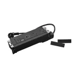 INCARA: MULTILINK - 2X2P+Z / USB A+C / RJ45 / HDMI - 2,0 M-CZARNY