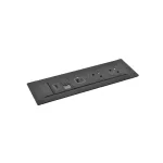 INCARA: MULTILINK - 2X2P+Z / USB A+C / RJ45 / HDMI - 2,0 M-CZARNY