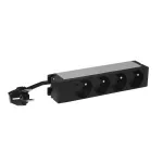 LISTWA PDU 10" 4X2P+Z KABEL 1M