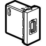 MOSAIC - GNIAZDO ZASILAJĄCE1 X USB 5 V 750 MA - BIAŁY
