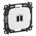 VALUR:B ŁADOWAR 2XUSB TYP C 3A