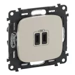 VALUR:K ŁADOWAR 2XUSB TYP C 3A