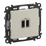 VALIF:K ŁADOWAR 2XUSB TYP C