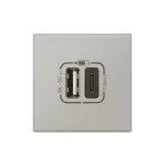 MOSAIC - Gniazdo USB typ A + typ C z szybkozłączem