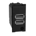 LIVING NOW - GNIAZDO 2XUSB A+A 1 MODUŁ 15 W