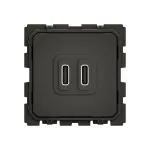 CELIANE 3 - MECHANIZM: GNIAZDO USB C+C POWER DELIVERY Z ZACISKAMI AUTOMATYCZNYMI 20 W