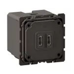 CELIANE 3 - MECHANIZM: GNIAZDO USB C+C POWER DELIVERY Z ZACISKAMI ŚRUBOWYMI 30 W