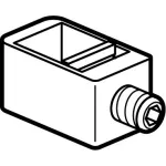 ZACISKI KLATKOWE (3) DPX3 160 PRZYŁ AL/CU