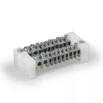 Szyny z zaciskami N, 450V/750V, Cu 2x(2x16mm² + 10x6mm²)