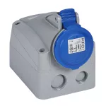 P17 TEMPRA PRO GNIAZDO STAŁE 16A 2P+Z 230V IP44