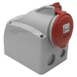P17 TEMPRA PRO GNIAZDO STAŁE 32A 3P+N+Z 400V IP44
