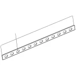 ŁĄCZNIK PROSTY 18Х275 MM, Ø - 7Х12,5, CM558221