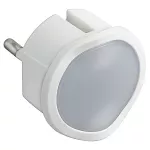 LAMPKA LED / LATARKA DO GNIAZD 2P+Z - BIAŁA