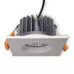 Oprawa Velox LED downlight Kwadratowa, stała z możliwością ściemniania (ALS85WSD 8W/840 LED WH)