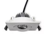 Oprawa Velox LED downlight Kwadratowa , ruchoma (ALS90NS 4W/840 LED WH)