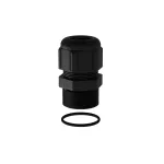 DŁAWIK PLASTIKOWY IP68 ISO16 RAL9011