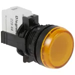 LAMPKA IP69 ŻÓŁTA LED 230V AC