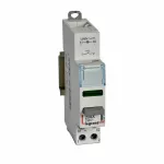 ŁĄCZNIK PRZYCISKOWY MONOSTABILNY 1NO Z LAMPKĄ ZIELONĄ LED 12/48V