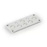 pokr. boczna z przetłocz. 5xPg16/21+2xPg11, uszczelka, PC, wielk. 2