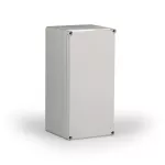 Obudowa kompletna, 200x400x132 mm, szara pokrywa, PC