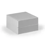 Obudowa kompletna, 175x175x100 mm, szara pokrywa, boki gładkie, PC