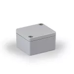 Obudowa Cubo H kompletna, gładkie boki, aluminium, 64x98x35 mm