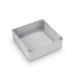Podstawa obudowy Cubo O 300x300 mm, PC, gładkie boki, śruby montażowe