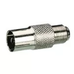 ADAPTER DOPASOWUJĄCY, 1 WTYK ŻEŃSKI Ø9,52 MM DO ZŁĄCZA ŻEŃSKIEGO ''F''