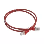 LCS KABEL KROSOWY KAT. 6A S/FTP 1M LS0H CZERWONY