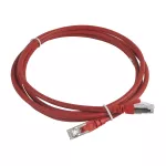 LCS KABEL KROSOWY KAT. 6A S/FTP 2M LS0H CZERWONY