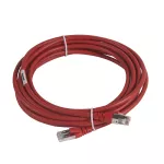 LCS KABEL KROSOWY KAT. 6A S/FTP 5M LS0H CZERWONY