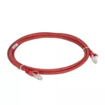 LCS KABEL KROSOWY KAT. 6A U/UTP 2M LS0H CZERWONY