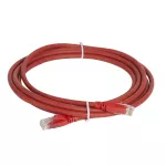 LCS KABEL KROSOWY KAT. 6A U/UTP 3M LS0H CZERWONY