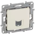 NILOE - GNIAZDO 1XRJ45 KAT. 6 FTP KREMOWE
